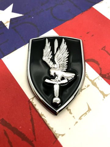 1st Aviation Brigade The Golden Hawks Metal Decal