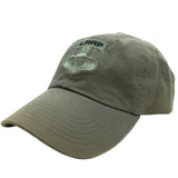 LRRP Airborne Cap in OD with US Flag and Skill Badge Options