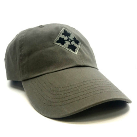 4th Infantry Division OD Baseball Cap with US Flag and Skill Badge Options
