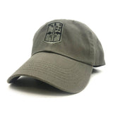 172nd Infantry Brigade OD Baseball Cap with US Flag and Skill Badge Options