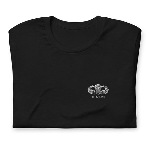 D 1/504 Jump Wings Unisex t-shirt