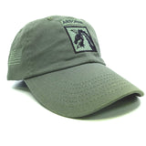 XVIII Airborne Sky Dragons OD Baseball Cap With US Flag