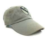1st Cavalry Division Embroidered Baseball Cap Olive Drab Hat with Reverse Flag and Skill Badges