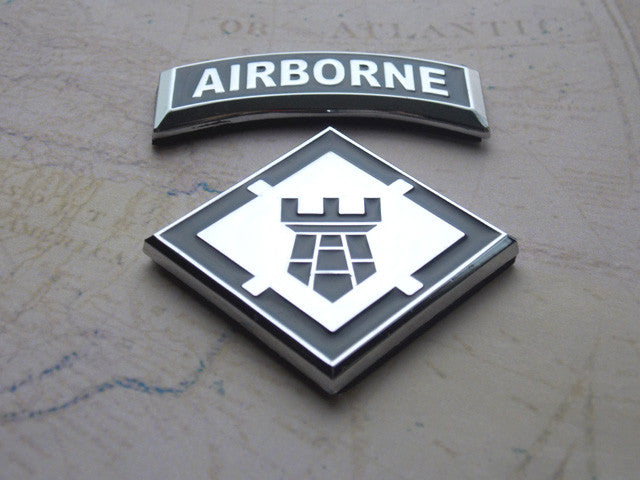 20th Engineer Brigade Metal Auto Emblem | Army Car Decal – Auto Medals
