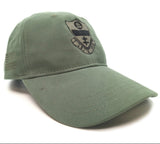 325th Airborne Infantry Regiment Subdued Embroidered Cap Olive Drab Hat with Reverse Flag