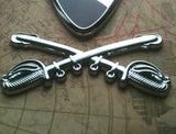 Cavalry Insignia Metal Decal For Cars, Trucks, SUVs, or Motorcycles