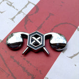 Chemical Corps Branch Insignia Metal Decal