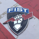 Fire Support Team FIST Metal Decal