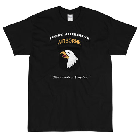 101st Airborne Screaming Eagles Distressed T-Shirt
