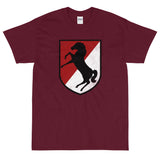 11th Cav Black Horse Distressed T-Shirt