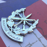Master Gunner Badge Metal Decal For Cars, Trucks, SUVs or Motorcycles