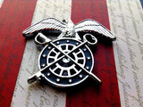 Quartermaster Branch Insignia Metal Decal