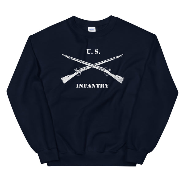 US Infantry Crossed Rifles Distressed Sweatshirt – Auto Medals