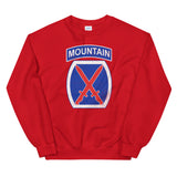 10th Mountain Div Distressed Sweatshirt