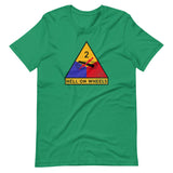 2nd Armor Division Hell On Wheels Distressed T-Shirt