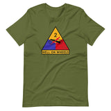 2nd Armor Division Hell On Wheels Distressed T-Shirt