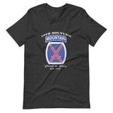 10th MOUNTAIN Short-sleeve unisex t-shirt