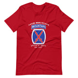 10th MOUNTAIN Short-sleeve unisex t-shirt