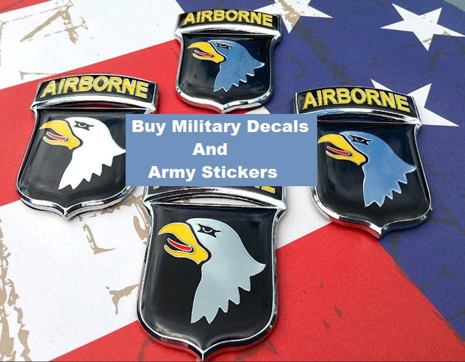 Explore Our Quality Military Decals and Army Stickers & Stand in Pride