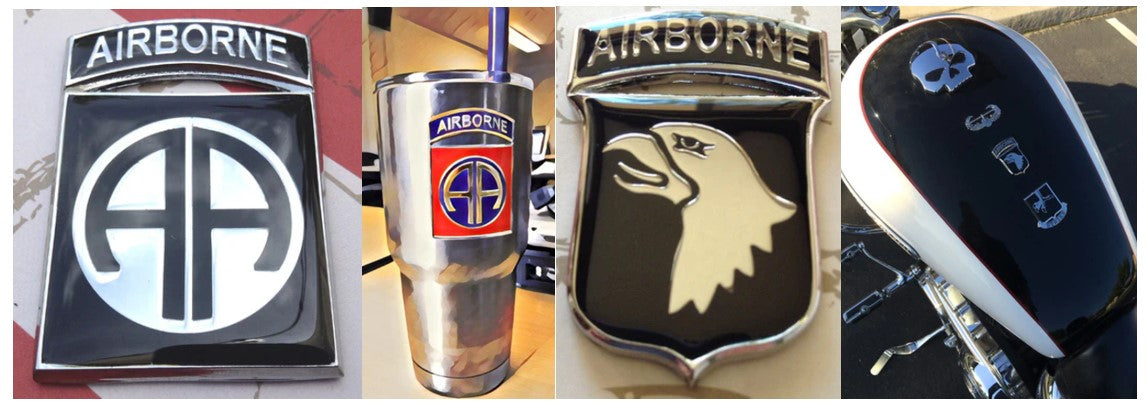 101st and 82nd Airborne sticker 