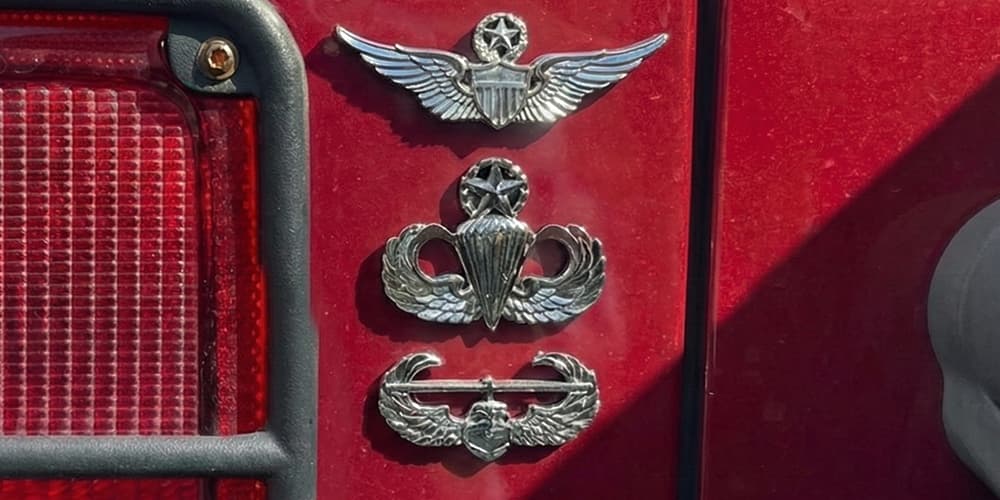 Army Metal Skill Badge Decals