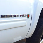 1st Infantry Division Metal Car Emblem in full color on white 2500 HD passenger truck door