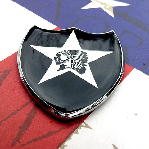 2nd Infantry Division Metal Auto Decal 
