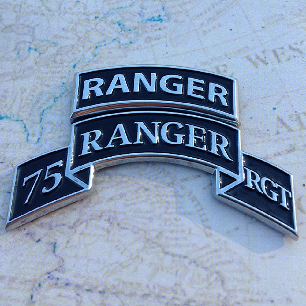 75th Ranger Regiment Metal Car Emblem | Rangers Lead the Way Decal