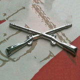 Infantry Branch Insignia Metal Decal