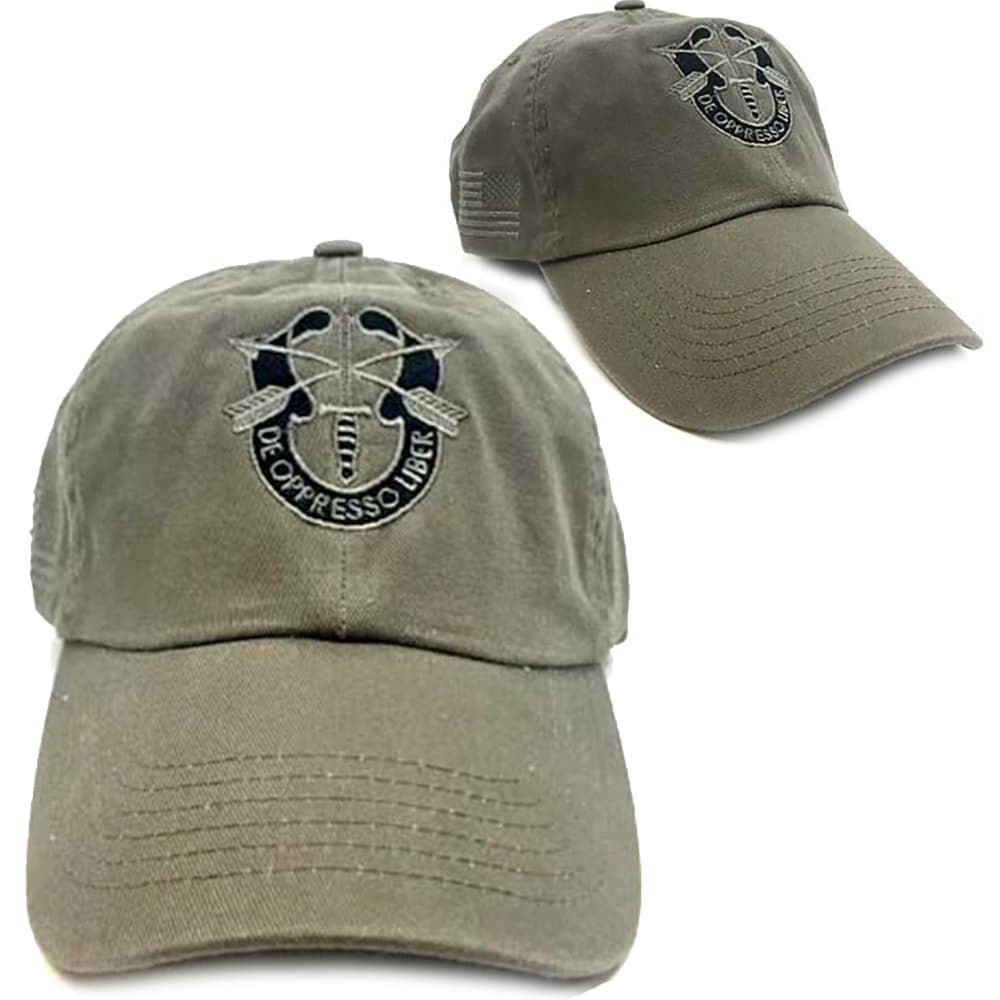 Special Forces OD Baseball Cap - De Oppresso Liber Army Hat