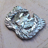 Warrant Officer Eagle Rising Metal Decal