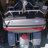 Master Parachutist Badge Metal Decal on Bike