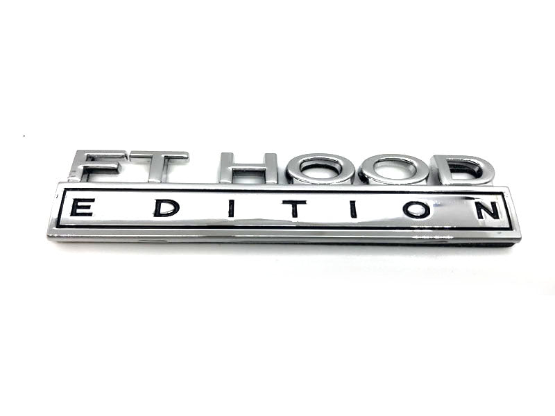 Ft Hood Edition Metal Emblem on a white background