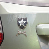 Military Police Corps Insignia MP Metal Decal