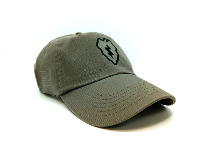 OD Cap with embroidered unit creat facing right