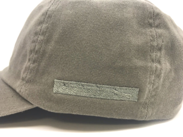 Olive drab hat with embroidered Expert Infantry Badge