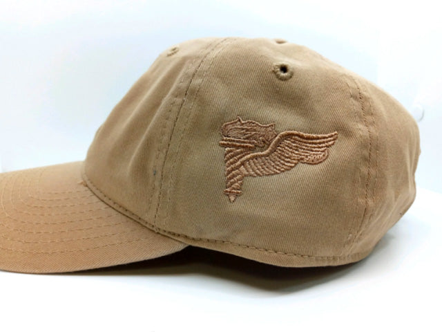 Khaki Cap with embroidered Pathfinder Badge
