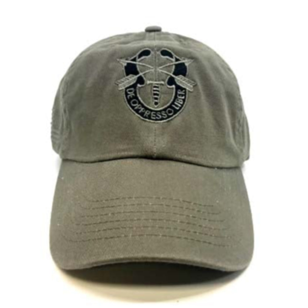 Special Forces OD Cap Facing Forward