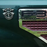 Army Special Forces Metal Decal on o Lariat Truck