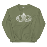 Senior Jump Wings Distressed Sweatshirt