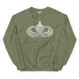 Senior Wings w/Combat Star Distressed Sweatshirt