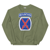 10th Mountain Div Distressed Sweatshirt