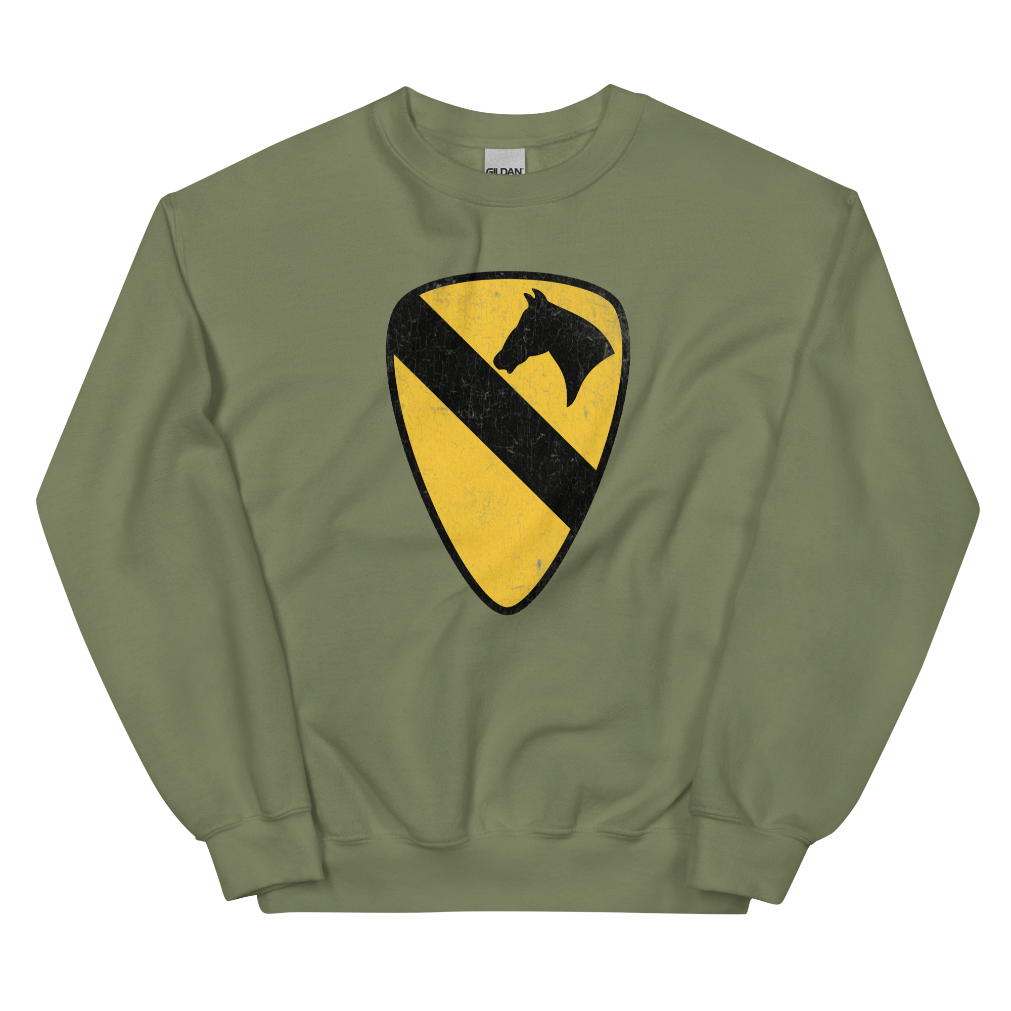 1st Cavalry Div Distressed Sweatshirt