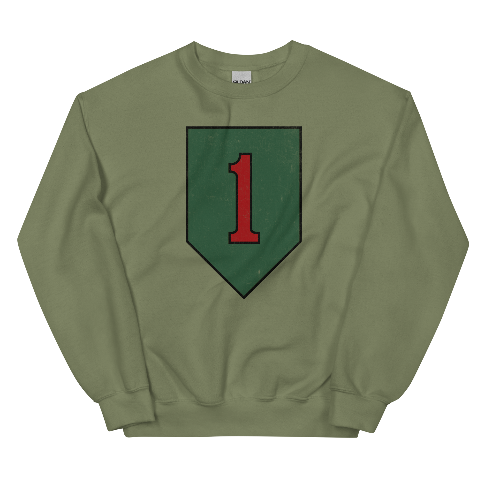 1st Infantry Div Distressed Sweatshirt