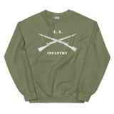 US Infantry Crossed Rifles Distressed Sweatshirt
