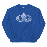 Senior Jump Wings Distressed Sweatshirt