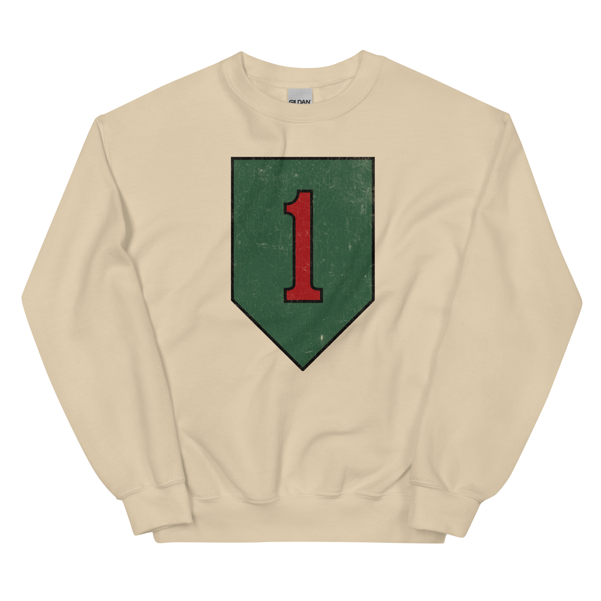 1st Infantry Div Distressed Sweatshirt