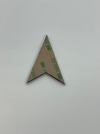 US Space Force Metal Auto Decal Back Side With 3M Tape