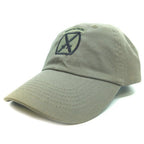 10th Mountain Division OD Green Baseball Cap Facing Left on a white background