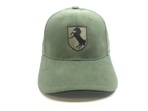11th Armored Cavalry Regiment Subdued Cap Facing Forward on a white background